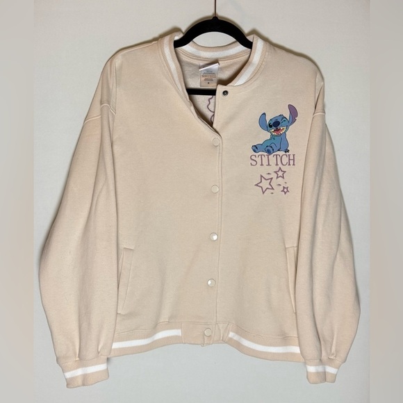 Disney Jackets & Blazers - Disney Stitch lightweight bomber jacket • Women’s medium